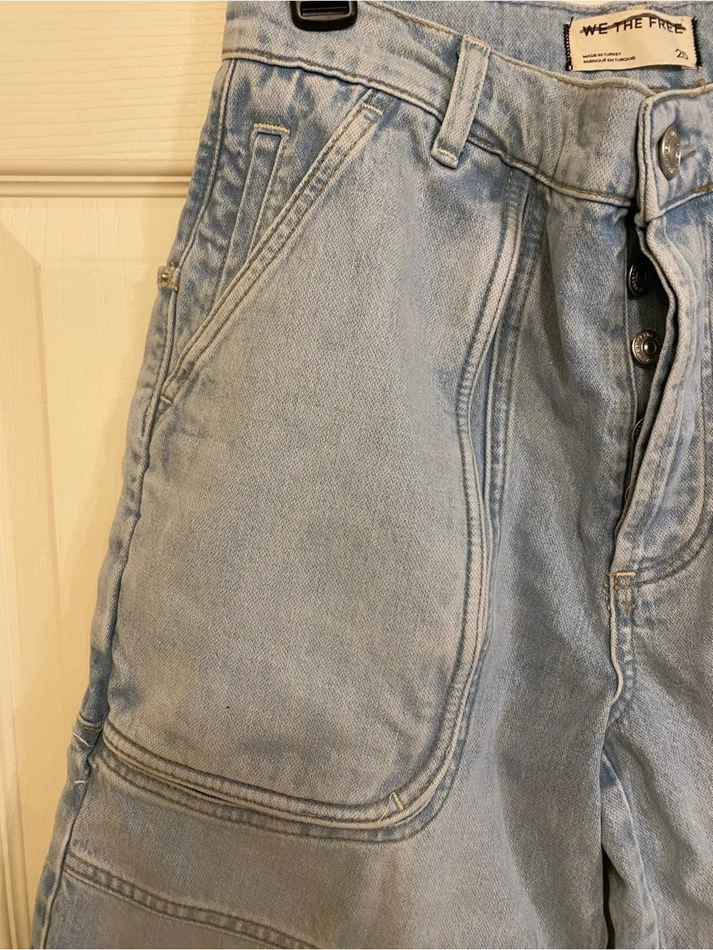 Free People Havasu Slouchy Cropped Jeans 25